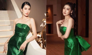 'Đụng váy' với đàn em Phương Anh, Tú Anh vẫn nóng bỏng sau một thập kỷ giành ngôi Á hậu