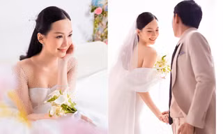 Cô gái có làn da đẹp nhất HHVN 2020 tung ảnh cưới đẹp lung linh, danh tính chú rể vẫn giấu kín