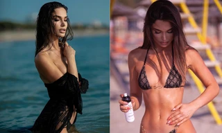 Nhan sắc nóng bỏng tựa 'thiên thần nội y' của tân Hoa hậu Trái đất Albania 2022