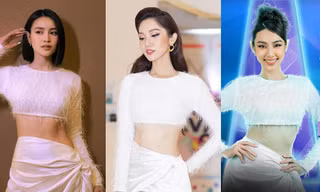 Mặc lại váy của Thuỳ Tiên và Ninh Dương Lan Ngọc, người đẹp chuyển giới Đỗ Nhật Hà khoe eo thon sexy