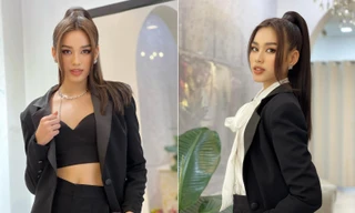 Mặc crop-top nóng bỏng, Đỗ Thị Hà catwalk 'sương sương' ở thang máy vẫn khiến fan đã mắt