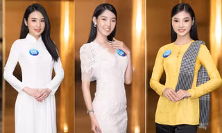 Thí sinh Miss World Vietnam 'bắn' tiếng Anh, tiếng Pháp trong phần thi 'Người đẹp du lịch'