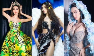 3 lần làm vedette của Thùy Tiên sau khi đăng quang: Đẹp như nữ thần, gặp sự cố vẫn không nao núng