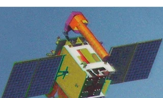 Mô hình vệ tinh GSAT-7 của Ấn Độ