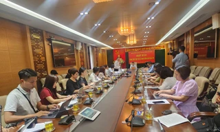 Toàn cảnh buổi họp báo của HĐND Thành phố Hà Nội chiều ngày 29/6.