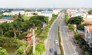 Tuyến đường Vành đai thị trấn Phúc Thọ có chiều dài 1,4km, rộng 24m (ảnh minh họa)