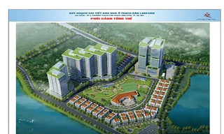 Tổng thể Quy hoạch chi tiết Khu nhà ở Thạch Bàn Lakeside trước khi được điều chỉnh