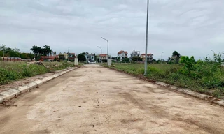 Một khu đất đấu giá ở huyện Phúc Thọ