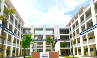 Trường THCS Linh Đàm, quận Hoàng Mai vừa được đưa vào sử dụng năm học 2022-2023