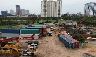 Hà Nội: Tháo dỡ hàng chục công trình chiếm dụng hơn 8ha đất dự án Đài truyền hình