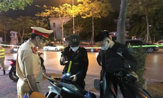 Lực lượng Công an TP. Hà Nội làm nhiệm vụ