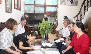 Lấy ý kiến cử tri về việc sắp xếp đơn vị hành chính mới tại huyện Chương Mỹ