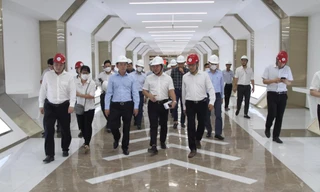 Phó Chủ tịch UBND TP Hà Nội Nguyễn Trọng Đông tiến hành kiểm tra nhà máy đốt rác phát điện Thiên Ý