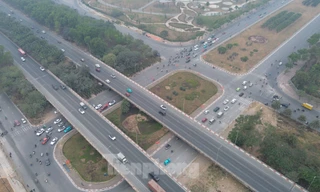 Đường Lê Quang Đạo trước ngày thông tuyến tạm thời