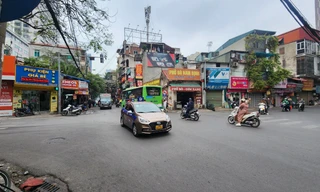 Hiện trạng tuyến đường Nguyễn Tuân trước khi tiếp tục được giải phóng mặt bằng năm 2024