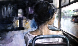 Cháu bé ghi bị tài xế sàm sỡ trên xe khách (ảnh minh họa)