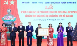 Hà Nội: Huyện Thanh Trì còn một tiêu chí để lên quận