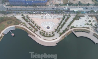 Cận cảnh Công viên hồ Phùng Khoang vừa được bàn giao tạm