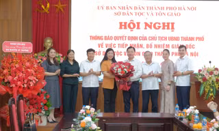 Hà Nội có tân Giám đốc Sở Dân tộc và Tôn giáo