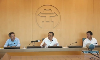 Chủ tịch UBND TP. Hà Nội Trần Sỹ Thanh phát biểu tại cuộc họp