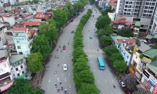 Hiện trạng tuyến đường Láng được đề xuất mở rộng lên 53m