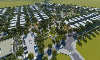 Phối cảnh dự án khu tái định cư Văn Khê