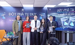 Sự kiện 'Đột phá tư duy Toán thực tế' và ra mắt cuốn sách 'Tư duy giải các bài toán thực tế'