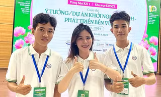 Độc đáo băng gạc y tế làm từ lục bình