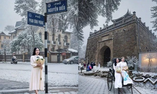 Hình ảnh Hà Nội tuyết trắng nhờ công nghệ AI gây sốt cộng đồng mạng