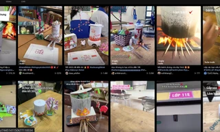 Trào lưu làm bánh chưng giấy 'gây sốt' TikTok, báo hiệu mùa Tết đang đến gần