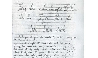 Bản kiểm điểm 'bá đạo' của học sinh chuyên Văn