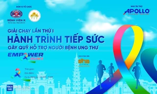 'Hành trình tiếp sức' - Giải chạy gây quỹ hỗ trợ bệnh nhân ung thư