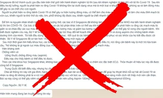 Bộ Y tế nói về thông tin 'COVID-19 là vi khuẩn bị nhiễm phóng xạ gây đông máu'