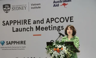 Thứ trưởng Bộ Y tế Nguyễn Thị Liên Hương phát biểu tại sự kiện