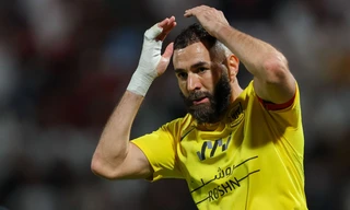 Benzema thi đấu không thành công tại Ả Rập Saudi.