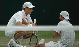 Jannik Sinner và Grigor Dimitrov. 