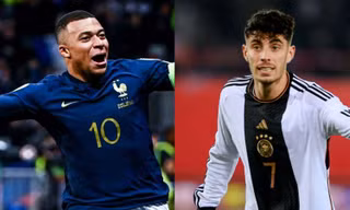 Mbappe và Kai Havertz.