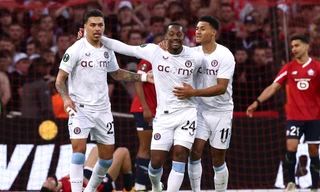 Các cầu thủ Aston Villa.