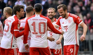 Bayern Munich ăn mừng chiến thắng.