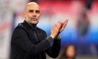 HLV Pep cùng các học trò hướng đến chiến thắng tiếp theo ở Champions League