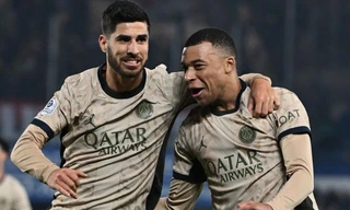 Mbappe và Asensio tỏa sáng giúp PSG giành 3 điểm.