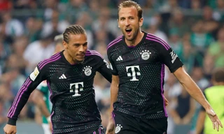 Sane và Kane đã cùng nhau bắn phá khung thành của Werder Bremen ở trận lượt đi.