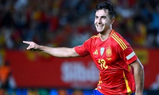 Martin Zubimendi mang về chiến thắng 1-0 cho Tây Ban Nha. 