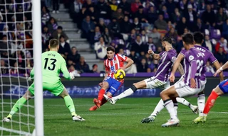 Atletico Madrid vs Real Valladolid.
