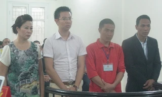 Các bị cáo tại tòa