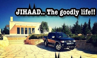 Phiến quân khoe cuộc sống sung túc với nhà cửa, xe cộ đẹp để chiêu dụ người ủng hộ. Ảnh: Getty Images