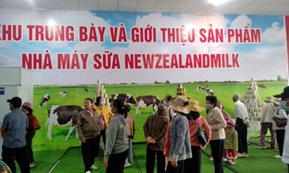 Hình ảnh buổi tham quan nhà máy sữa của công ty tại Bình Dương.