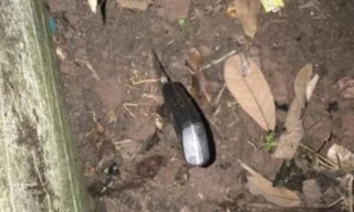 Hung khí gây án được tìm thấy tại hiện trường vụ án. Ảnh: Công an xã Hải Anh 