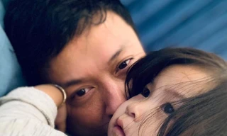 Lam Trường và con gái nhỏ với tên gọi thân mật ở nhà là bé Bì.