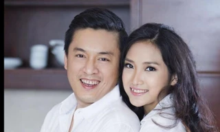 Lam Trường và bà xã Yến Phương.